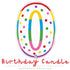 40 INCH | Birthday Cake Candle Design Number Balloons