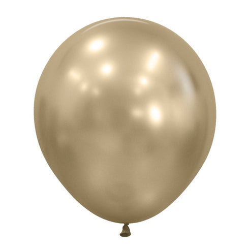Silk Gold Dust | 18 Inch | Sempertex Latex Balloons | Package 6