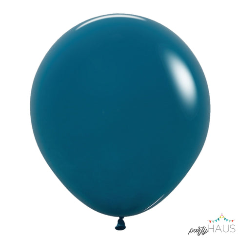 Deluxe Deep Teal | 18 Inch | Sempertex Latex Balloons (Betallatex) | Package 6
