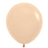 Matte Malibu Peach | 18 Inch | Sempertex Latex Balloons | Package 6