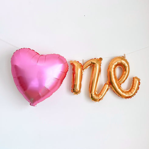 18 Inch | Heart Shaped Foil Balloons | Various Colors