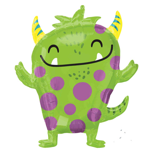 Green Eyeball Monster Foil Balloons | 29 INCH