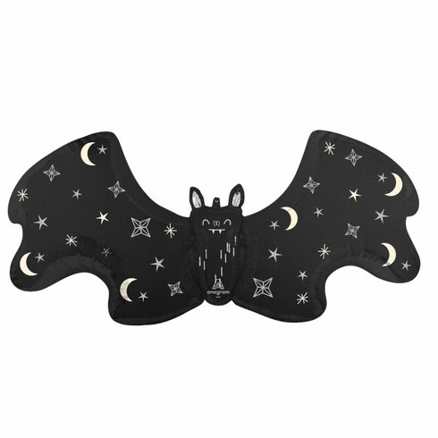 Satin Black Bat Halloween Balloons | 40 INCH