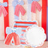 4TH of July Bow Shaped Napkins | Stars And Stripes