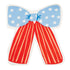 4TH of July Bow Shaped Napkins | Stars And Stripes