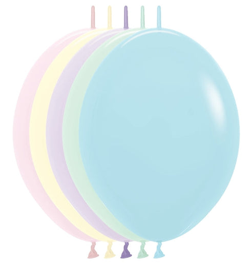 Matte Pastel Yellow LINK-O-LOON® | 6 Inch | Sempertex Latex Balloons | Package 10