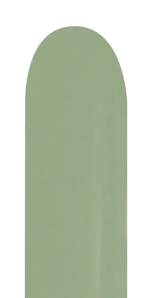Deluxe Eucalyptus Green | 260 | Sempertex (Betallatex) Modeling Latex Balloons | Package 10