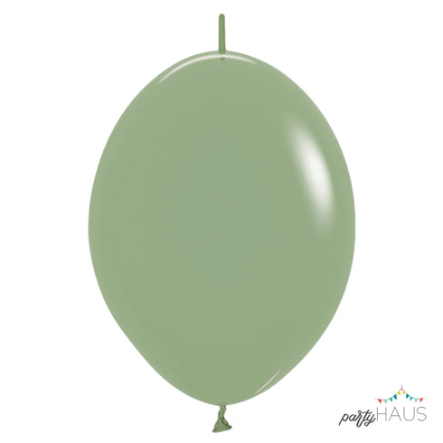 Deluxe Eucalyptus | Sempertex LINK-O-LOON® Latex Balloons | 6 INCH | Package 10