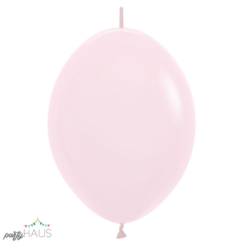 Matte Pastel Pink | 6 Inch | Sempertex (Betallatex) LINK-O-LOON® Latex Balloons | Package 10