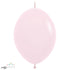 Matte Pastel Pink | 6 Inch | Sempertex (Betallatex) LINK-O-LOON® Latex Balloons | Package 10