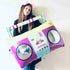Awesome 1990s Boom Box Foil Balloon Bouquet | Set 5 Balloons