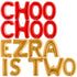 "CHOO CHOO Name IS TWO" Letter Balloons | Red | Silver | Gold | Rose Gold | Pink | Blue