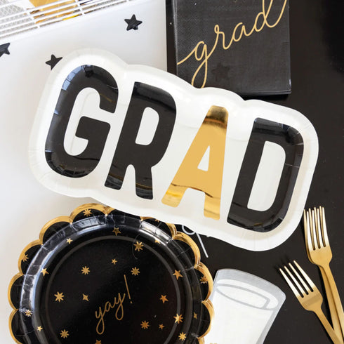 Grad Party Paper Plates | Package 8