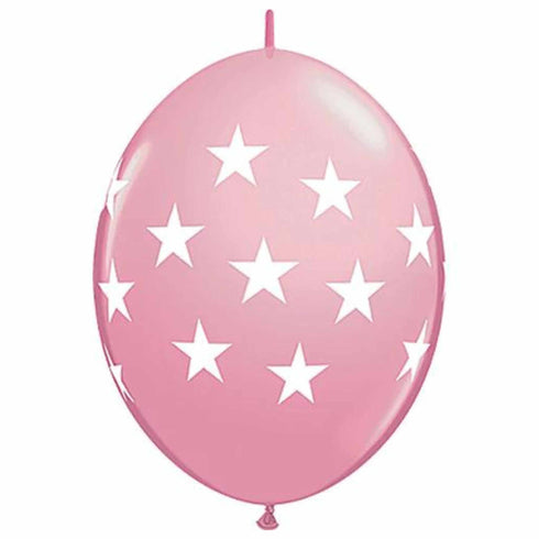 Pink Star Qualatex QuickLink® Latex Balloons | 12 INCH