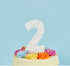 Giant Sprinkles Party Cake Candles | Number 2