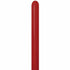 Deluxe Imperial Red | 260 | Sempertex Modeling Latex Balloons | Package 10