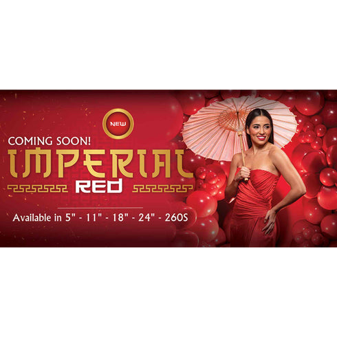 Deluxe Imperial Red | 11 Inch | Sempertex Latex Balloons | Package 10