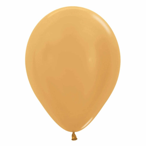 Metallic Gold | 5 Inch | Sempertex (Betallatex) Latex Balloons | Package 10