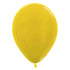 Metallic Yellow | 11 Inch | Sempertex Latex Balloons | Package 10