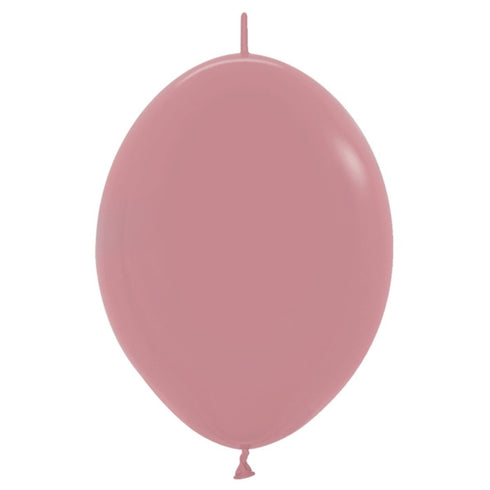 Deluxe Rosewood | 12 Inch | Sempertex LINK-O-LOON® Latex Balloons | Package 10