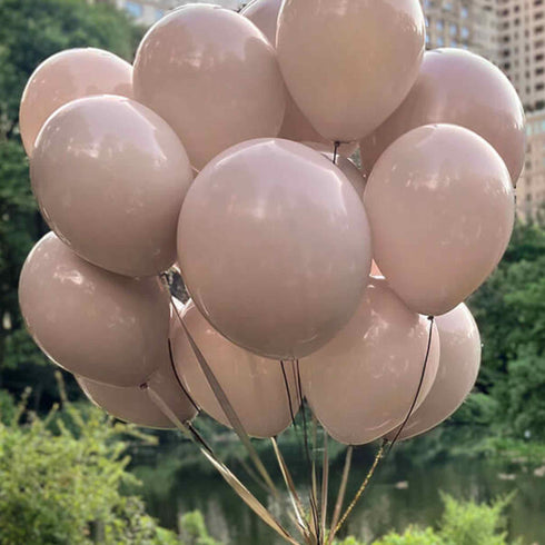 Malted Tan Latex Balloons | 17 INCH | package of 6 Tuftex