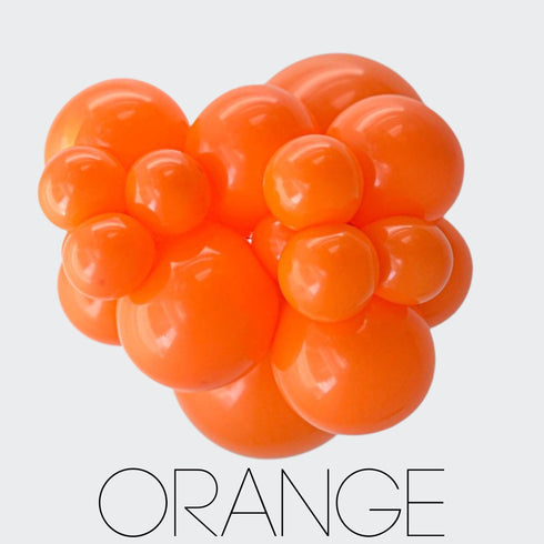 Orange | 260 | Tuftex Latex Modeling Balloons | Package 10