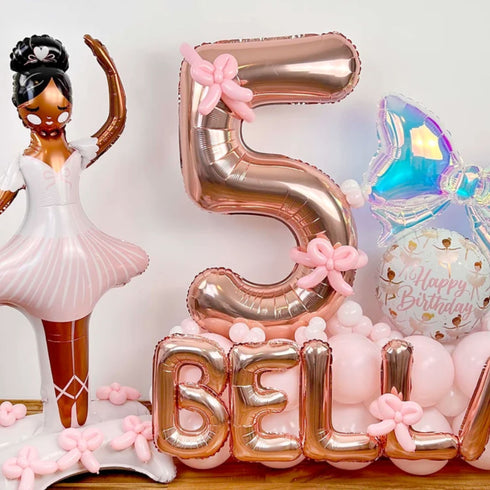 Ballerina Foil Balloons | 47 INCH | Air Fill Only