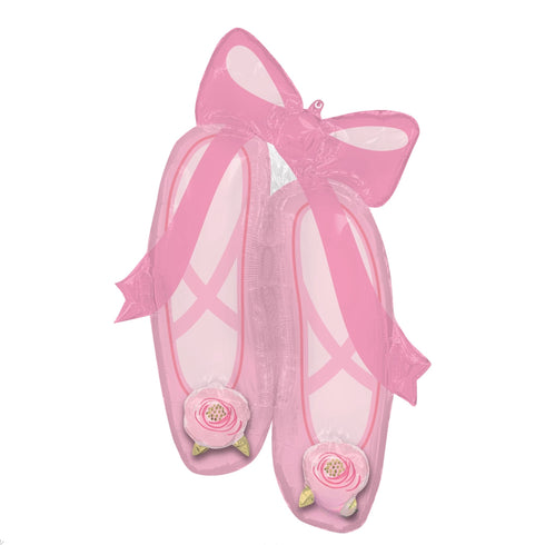 Ballerina Pink Ballet Shoes Balloons | 40 Inch