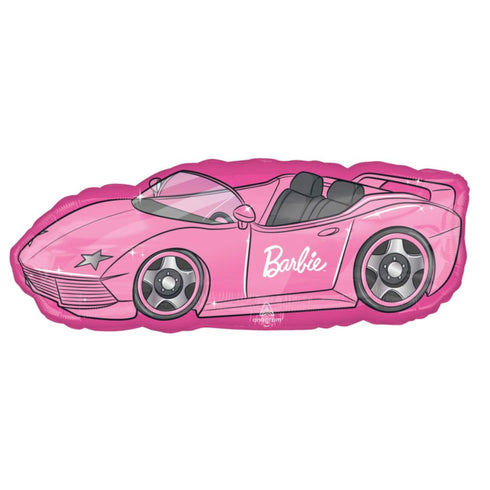 Barbie Pink Convertible Car Foil Balloons | 37 Inch