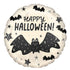 Black and Silver Bat Balloons | Happy Halloween | 18 INCH
