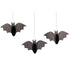 Black Bat Paper Honeycomb Hanging Garland | Set 3