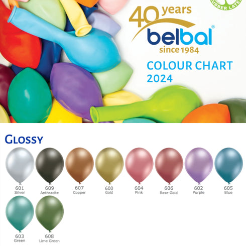 Glossy Lime Green Latex Balloons | 12 INCH | Belbal