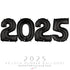 2025 Black Number Foil Balloons | 40 Inch