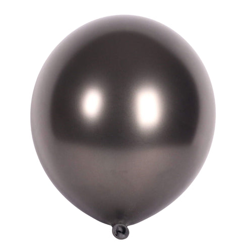 Metallic Black | Belbal Latex Balloons | 5 Inch, 12 Inch, 17 Inch, 24 Inch and 36 Inch Sizes