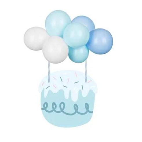 Balloon Cake Toppers | Blue Ombre