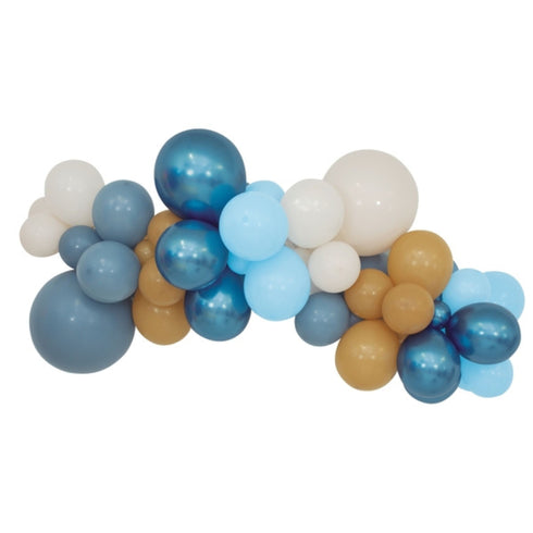 Latex Balloon Garland Kit | Blue Bear Theme