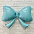 Matte Blue Bow Foil Balloons | 40 Inch