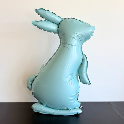 Paste Blue or Pink Easter Bunny Rabbit Balloons | 21 Inch | Air Fill Only