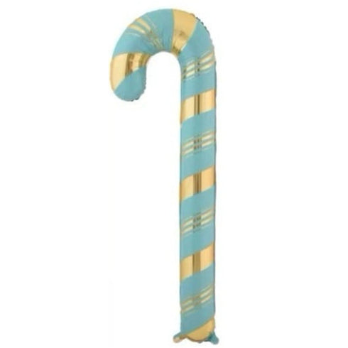 Candy Cane Foil Balloons | 55 Inch & 30 Inch | Pink, Green, Red and Blue | Air Fill Only