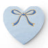 Blue Bow Printed Heart Shape Paper Cocktail Napkins | Package 20