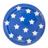 Blue and White Stars Paper Party Plates | Package 8 | 9 Inch