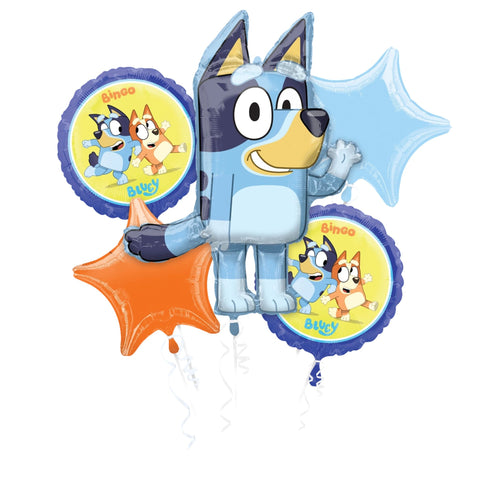 Bluey Foil Balloon Bouquet | Set 5
