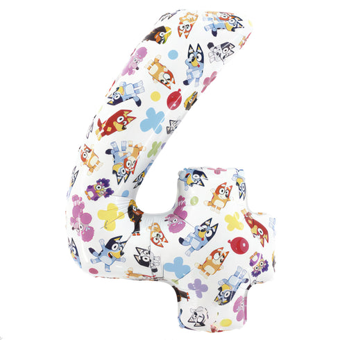 Bluey Party Number 3 Foil Balloons | 26 Inch