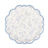 Bunny Blue Toile Easter Paper Plates | Package 8