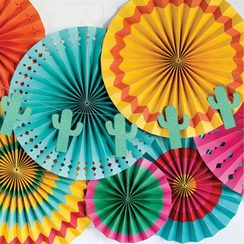 Cactus Paper Party Banner Garland | First Fiesta Party Decorations | 6 Feet