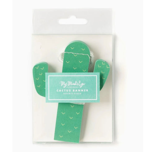 Cactus Paper Party Banner Garland | First Fiesta Party Decorations | 6 Feet