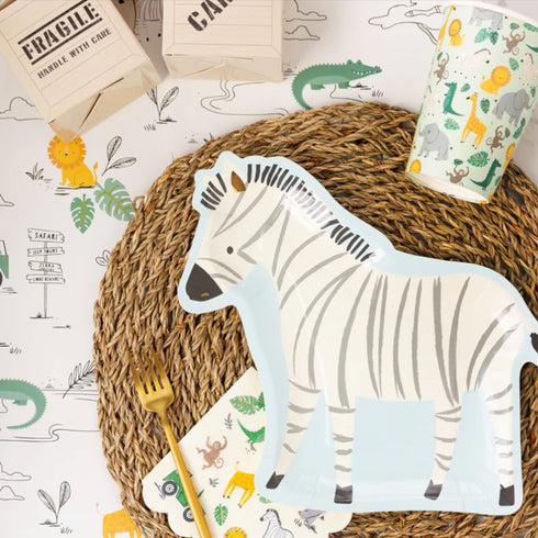 Safari Jungle Theme Party Paper Treat Boxes | Cargo Box Favors | Set 8