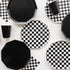 Black and White Checkered Paper Party Napkins | Package 20