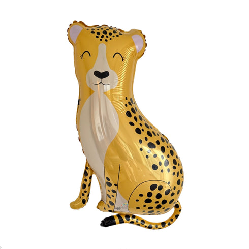 Cute Cheetah Safari Foil Balloons | 30 INCH