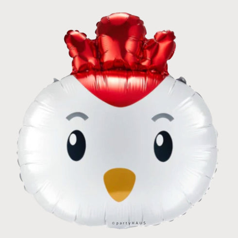 Cute Chicken Head Foil Balloons | 20 Inch